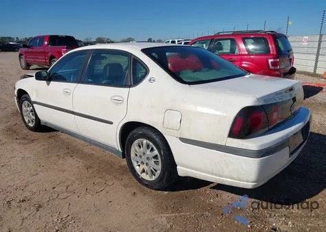 2004 Chevrolet Impala из США, поврежденный, VIN 2G1WF52E449340254